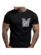 Stuff-Box Shirt schwarz schwarz Puke STB-1115 33