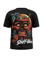 Stuff-Box Shirt schwarz Tiki Hawaii STB-1116 1