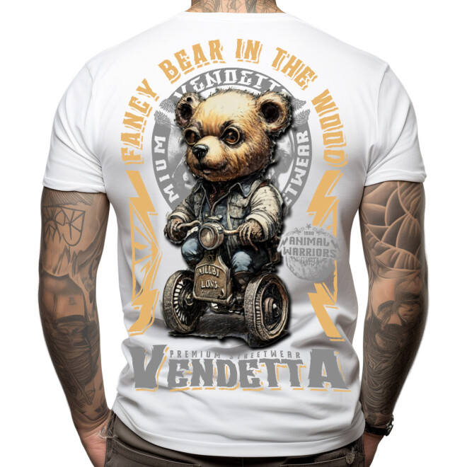 Vendetta Inc. Shirt weiß Fancy Bear VD-1381 1