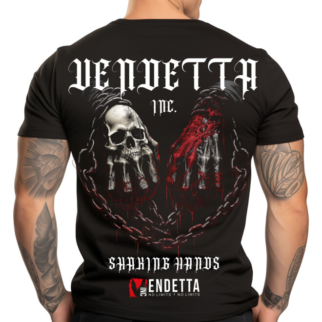 Vendetta Inc. Shirt schwarz Hands VD-1344 1