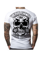 Vendetta Inc. Shirt weiß Real Skull VD-1377 1