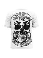 Vendetta Inc. Shirt weiß Real Skull VD-1377 33