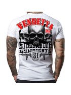 Vendetta Inc. Shirt weiß threes Skull VD-1357 1