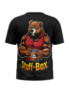 Stuff-Box Shirt schwarz Grizzly STB-1123 2