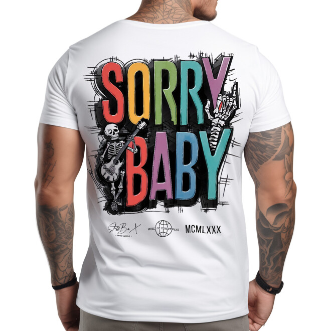 Stuff-Box Shirt weiß Sorry Baby STB-1127 11