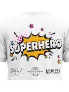 Stuff-Box Shirt weiß Superhero STB-1133 22