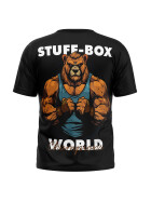 Stuff-Box Shirt schwarz Power STB-1120 33