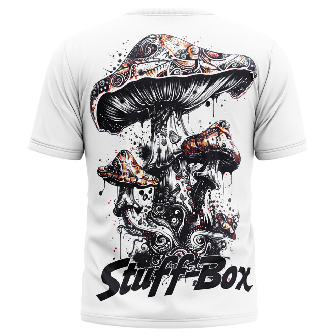 Stuff-Box Shirt weiß Magic Mushrooms STB-1119 1