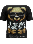 Stuff-Box Shirt schwarz Cash Teddy STB-1076 3