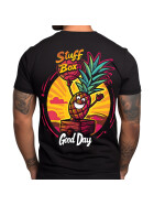 Stuff-Box Shirt schwarz Good Ananas STB-1137 11