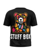 Stuff-Box Shirt schwarz Teddy Color STB-1144 1