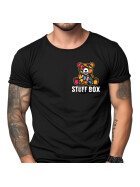 Stuff-Box Shirt schwarz Teddy Color STB-1144 3