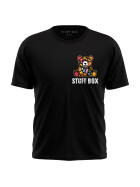Stuff-Box Shirt black Teddy Color STB-1144