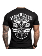Vendetta Inc. Shirt schwarz Twin Skulls VD-1384