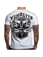 Vendetta Inc. Shirt weiß Twin Skulls VD-1384 1