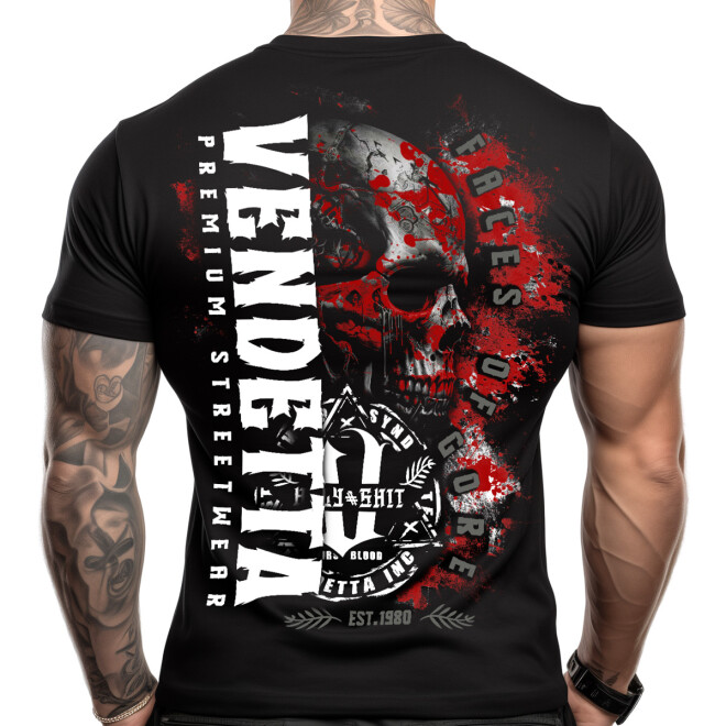 Vendetta Inc. Shirt schwarz Face of Core VD-1385 1