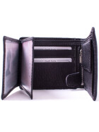 Bag Street Geldbörse Leder schwarz 5501