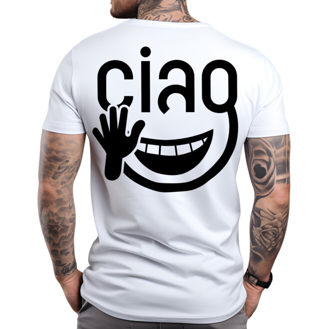 Stuff Box Shirt weiß Smiley Ciao STB-1147 1