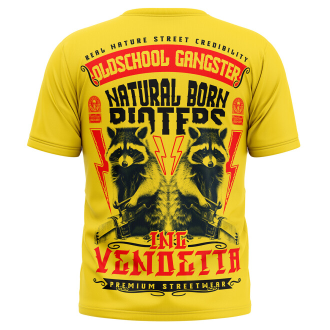 Vendetta Inc. Shirt gelb Real Street STB-1273 1
