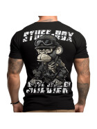 Stuff-Box Shirt Soldier schwarz STB-1154 1