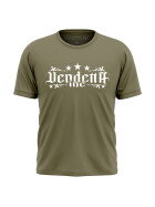 Vendetta Inc. Shirt army green V Skull VD-1410 2