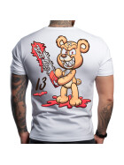 Stuff-Box Shirt weiß Teddy Chainsaw STB-1156 3