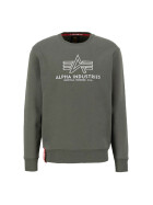 Alpha Industries Herren Sweatshirt Embroidery olive 33