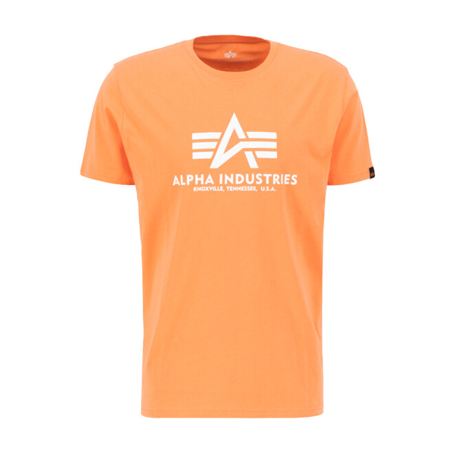 Alpha Industries T-Shirt Logo Patch 100501 tangerine 11