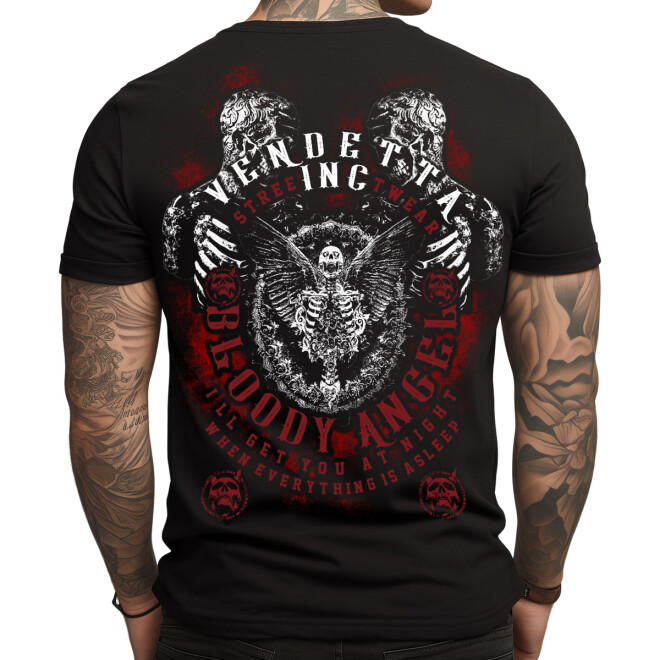 Vendetta Inc. Shirt Bloody Angel schwarz VD-1416 11
